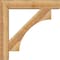 Ekena Millwork Westlake Block Rough Sawn Bracket w/ Offset Brace, Western Red Cedar, 8"W x 42"D x 42"H BKT0806X42X42WTL05RWR - alternate 4